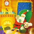 Book and 3 Jigsaws - Santa