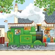 Kép 4/7 - POPPY AND SAM'S BOOK AND 3 JIGSAWS: TRAINS