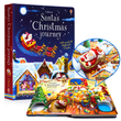 SANTA'S CHRISTMAS JOURNEY WITH WIND-UP SLEIGH AND 4 TRACKS