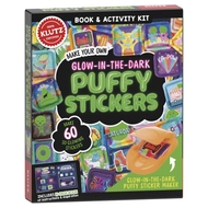 MAKE YOUR OWN GLOW-IN-THE-DARK PUFFY STICKERS - KLUTZ