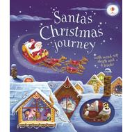 Santa's Christmas Journey with Wind-Up Sleigh and 4 tracks