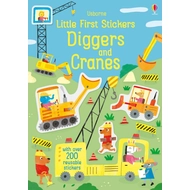 LITTLE FIRST STICKERS - DIGGERS AND CRANES