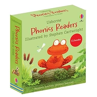 PHONICS READERS 12 ILLUSTRATED BOOKS BOX SET COLLECTION