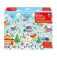 BOOK AND JIGSAW - CHRISTMAS MAZE BOOK AND JIGSAW - CHRISTMAS MAZE