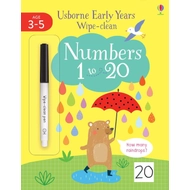 EARLY YEARS WIPE-CLEAN NUMBERS 1 TO 20
