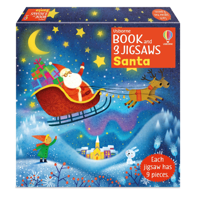 Book and 3 Jigsaws - Santa