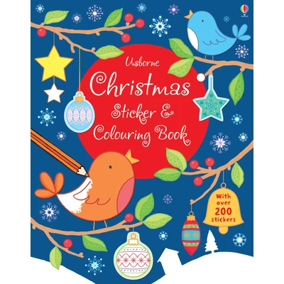 CHRISTMAS STICKER AND COLOURING BOOK