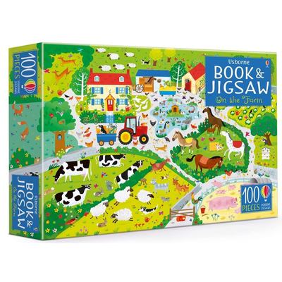 Book and Jigsaw On the Farm