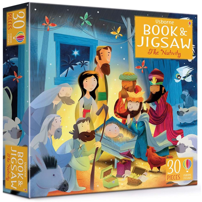 Book and jigsaw The nativity
