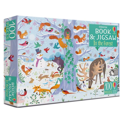 BOOK AND JIGSAW - IN THE FOREST