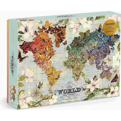 WENDY GOLD WINGED METAMORPHOSIS 1000 PIECE FOIL PUZZLE