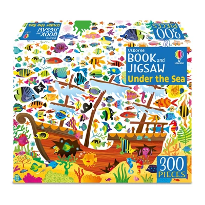 BOOK AND JIGSAW - UNDER THE SEA