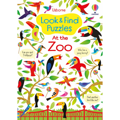 Look and Find Puzzles At the Zoo