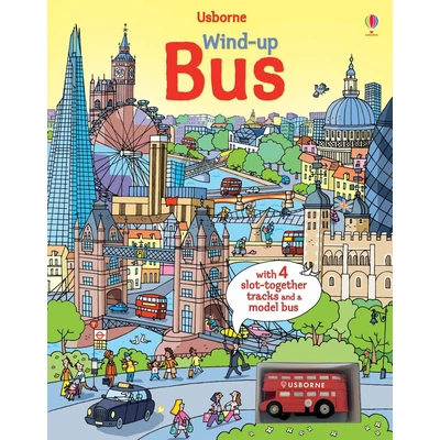 WIND-UP BUS BOOK WITH SLOT-TOGETHER TRACKS  - SZÉPSÉGHIBÁS TERMÉK