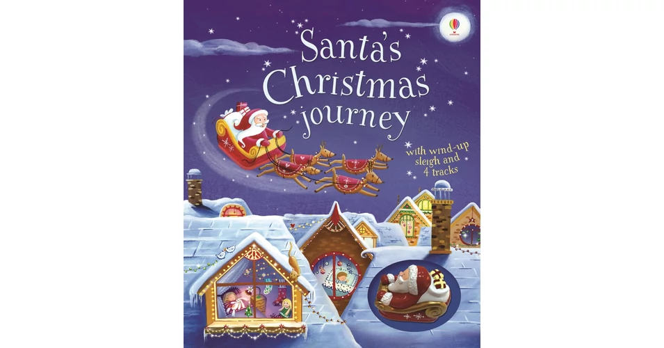 SANTA'S CHRISTMAS JOURNEY WITH WINDUP SLEIGH AND 4 TRACKS 03
