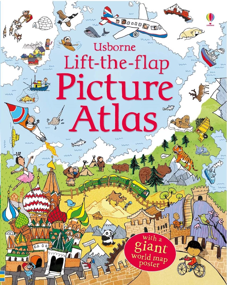 LIFT-THE-FLAP PICTURE ATLAS