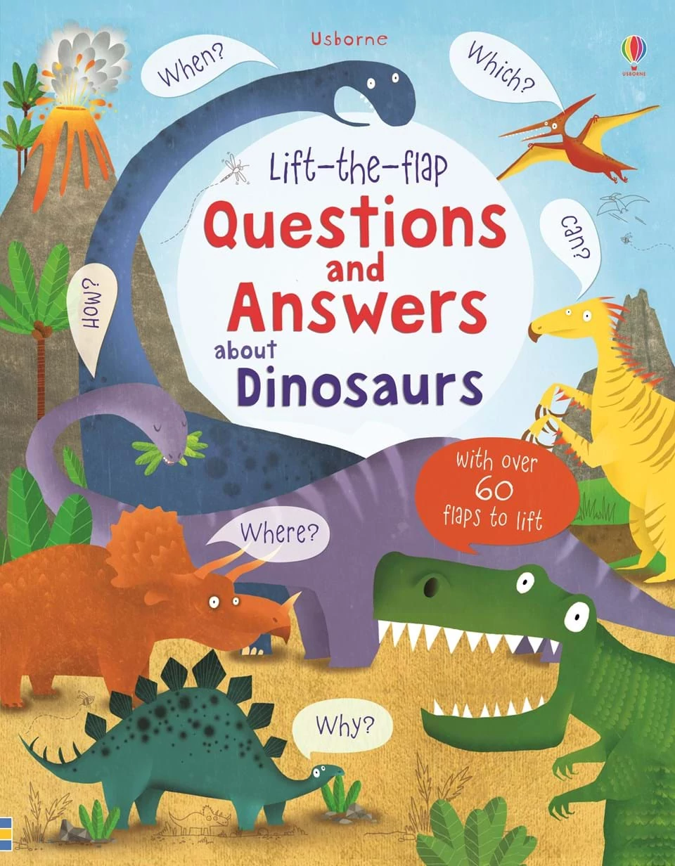 LIFT-THE-FLAP QUESTIONS AND ANSWERS ABOUT DINOSAURS - SZÉPSÉGHIBÁS TERMÉK