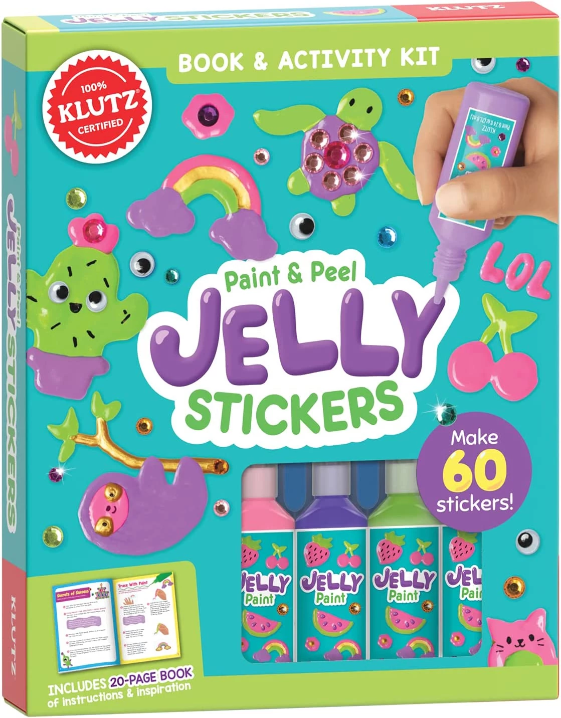PAINT & PEEL JELLY STICKERS - KLUTZ