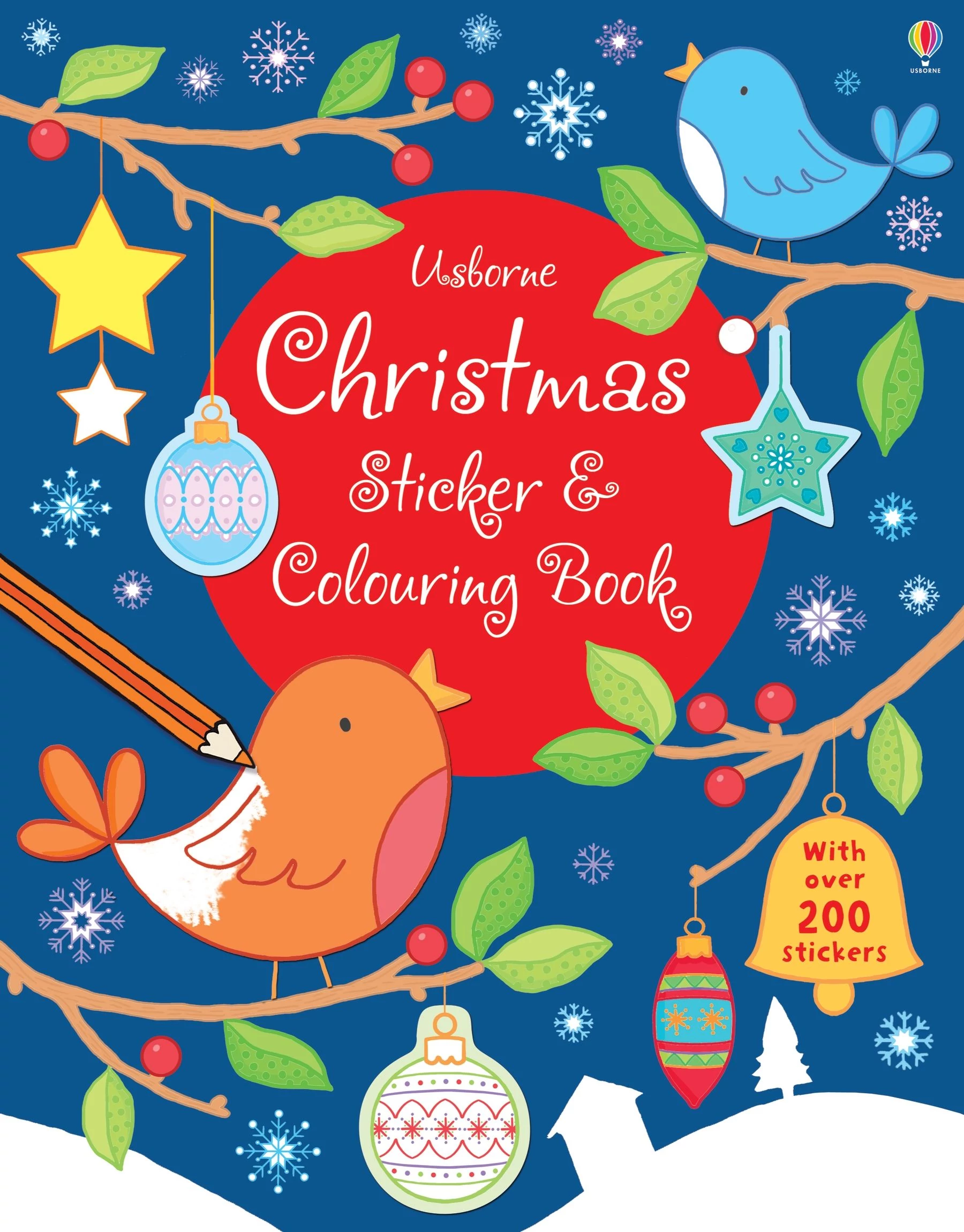 CHRISTMAS STICKER AND COLOURING BOOK