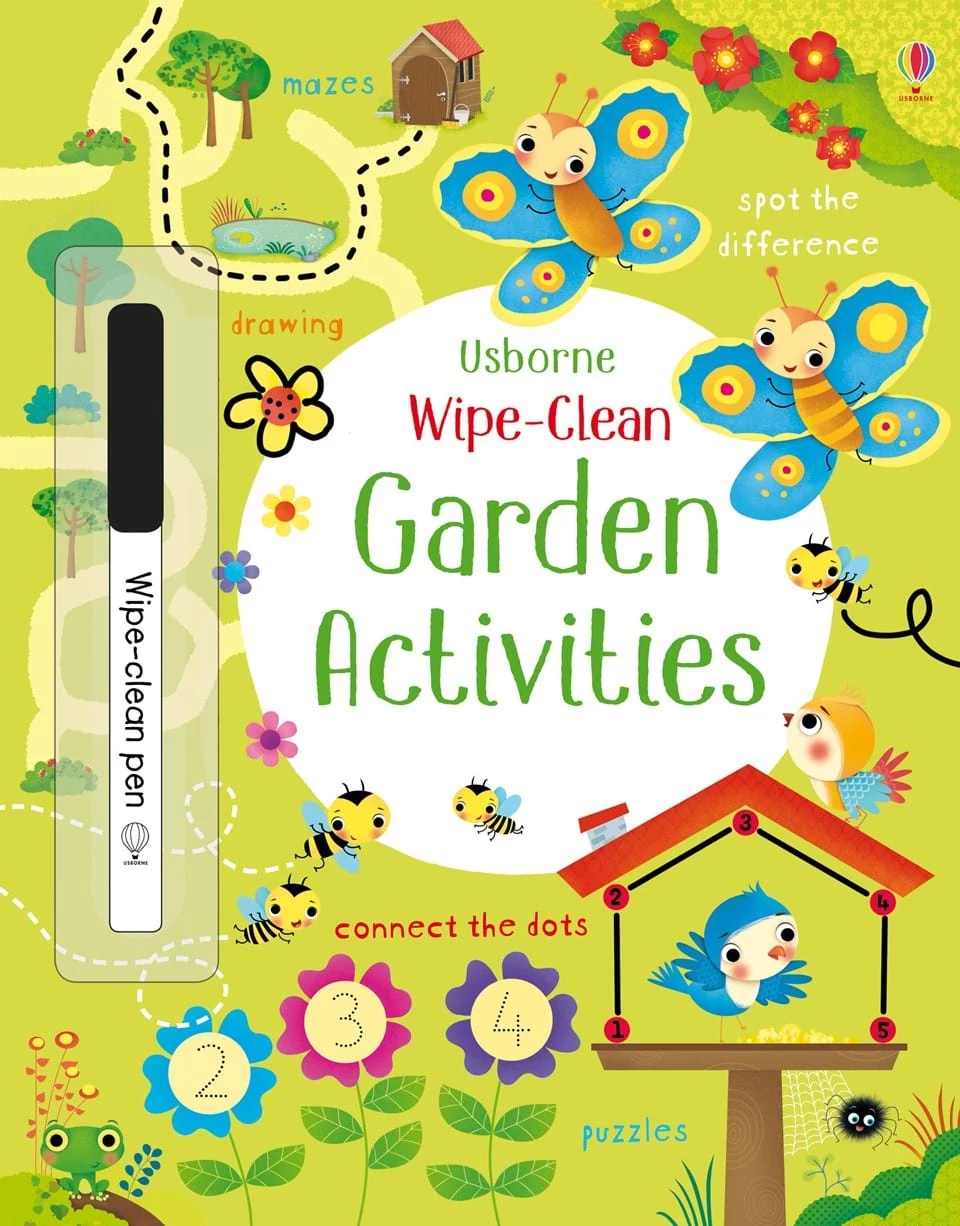 WIPE-CLEAN GARDEN ACTIVITIES