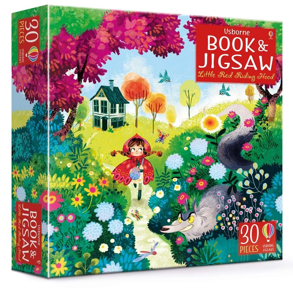 LITTLE RED RIDING HOOD PICTURE BOOK AND JIGSAW