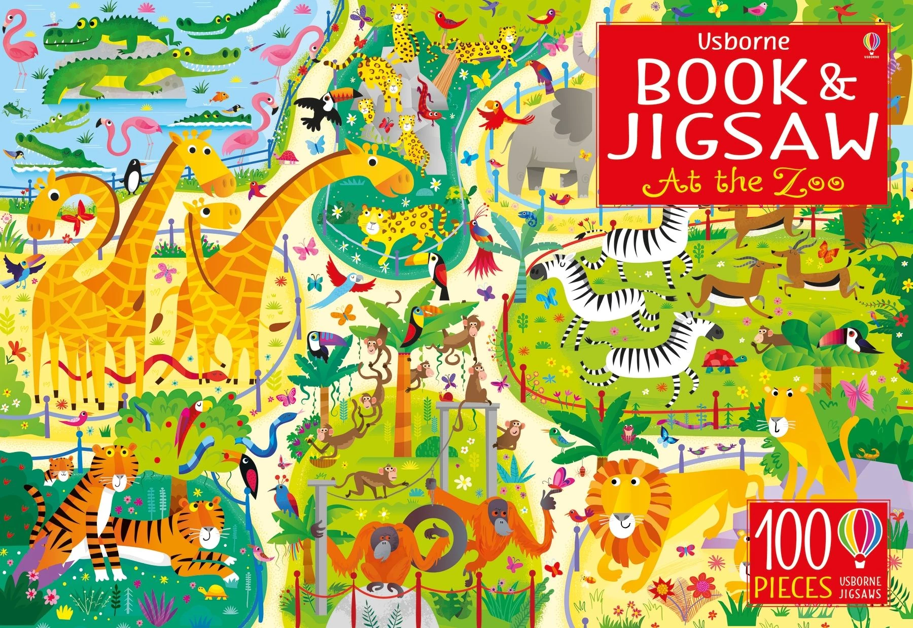 BOOK AND JIGSAW AT THE ZOO