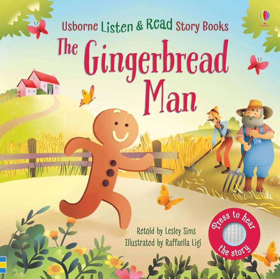 LISTEN AND READ STORY BOOKS - THE GINGERBREAD MAN