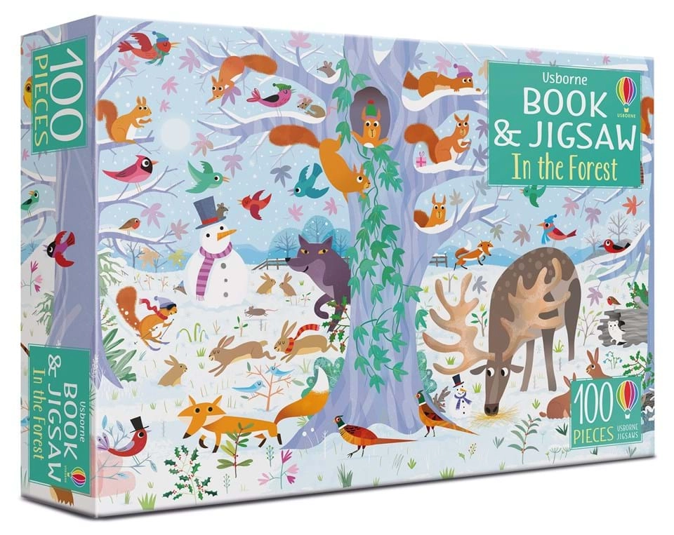 BOOK AND JIGSAW - IN THE FOREST