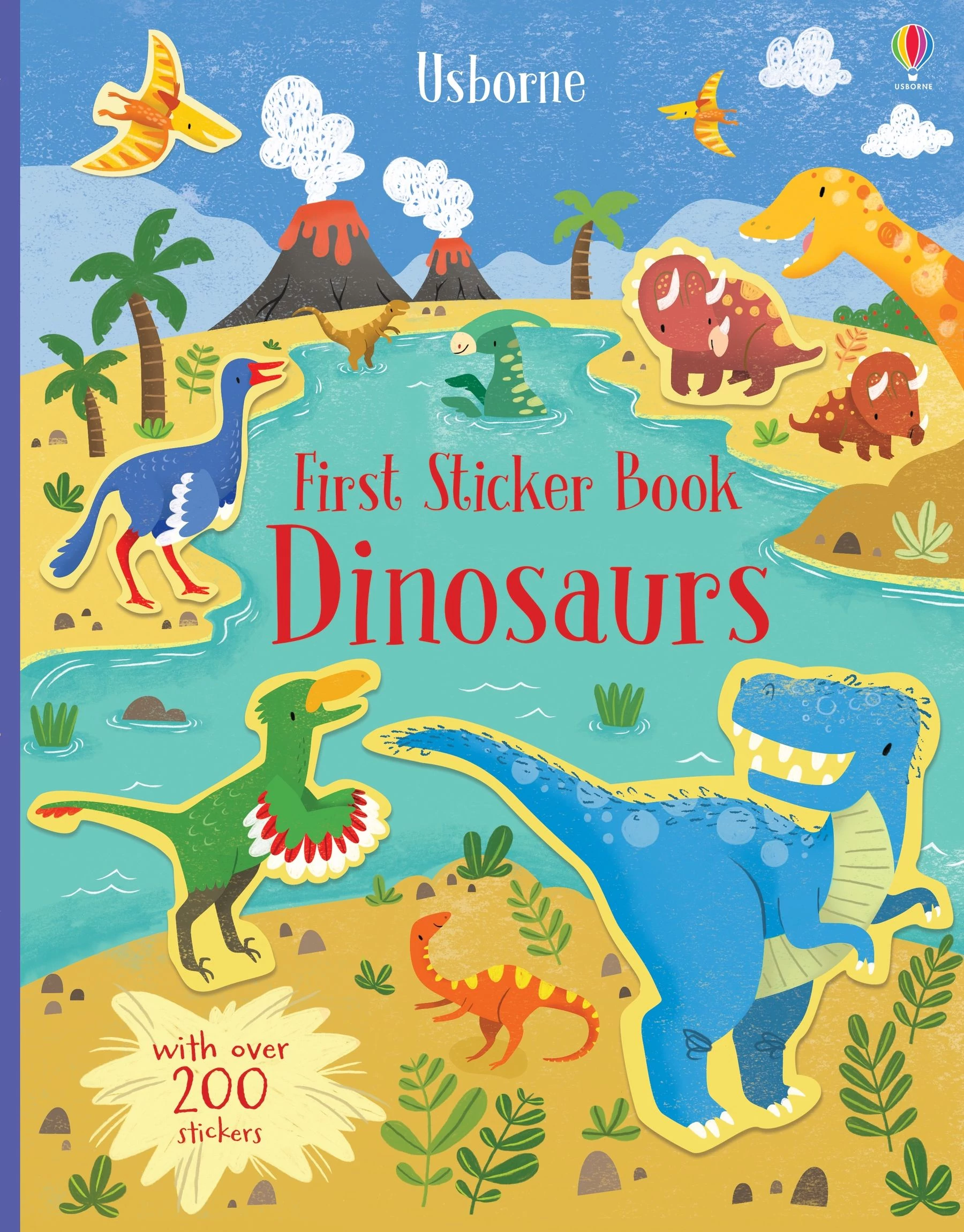 FIRST STICKER BOOK-DINOSAURS