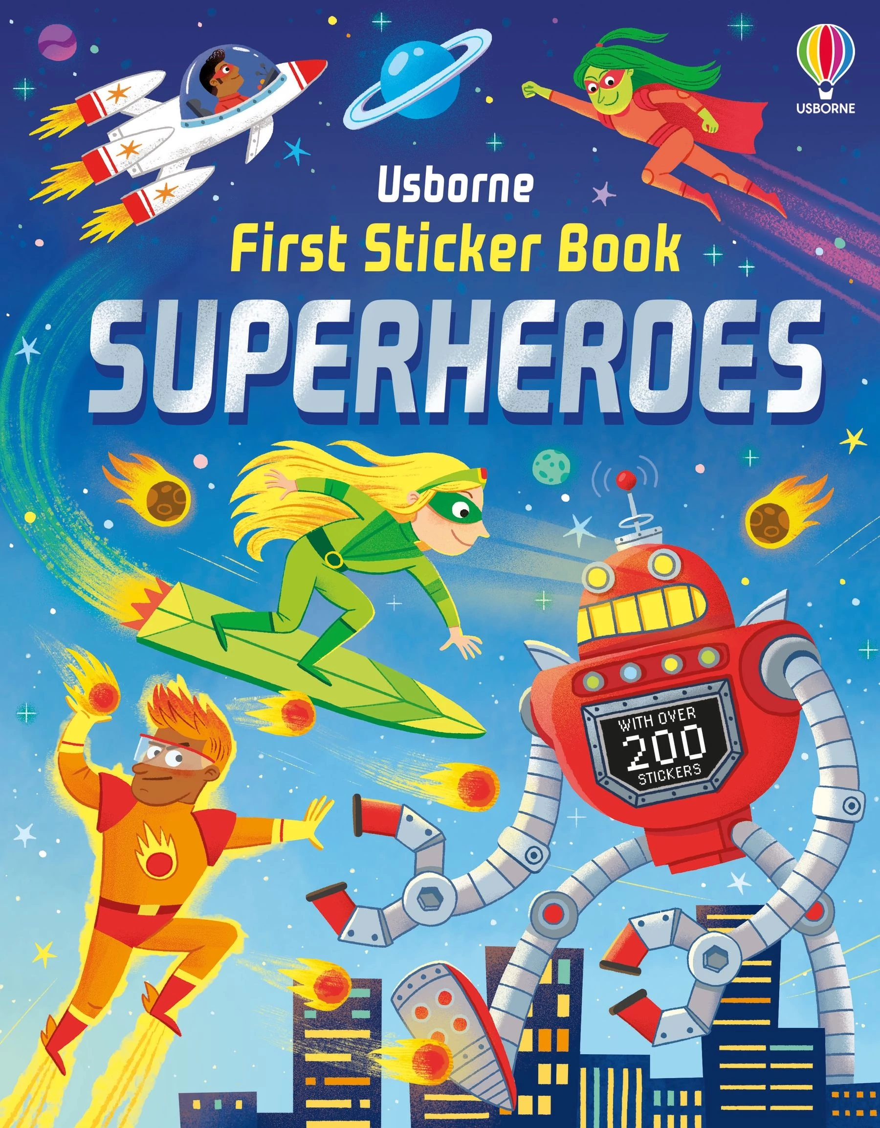 FIRST STICKER BOOK - SUPERHEROES