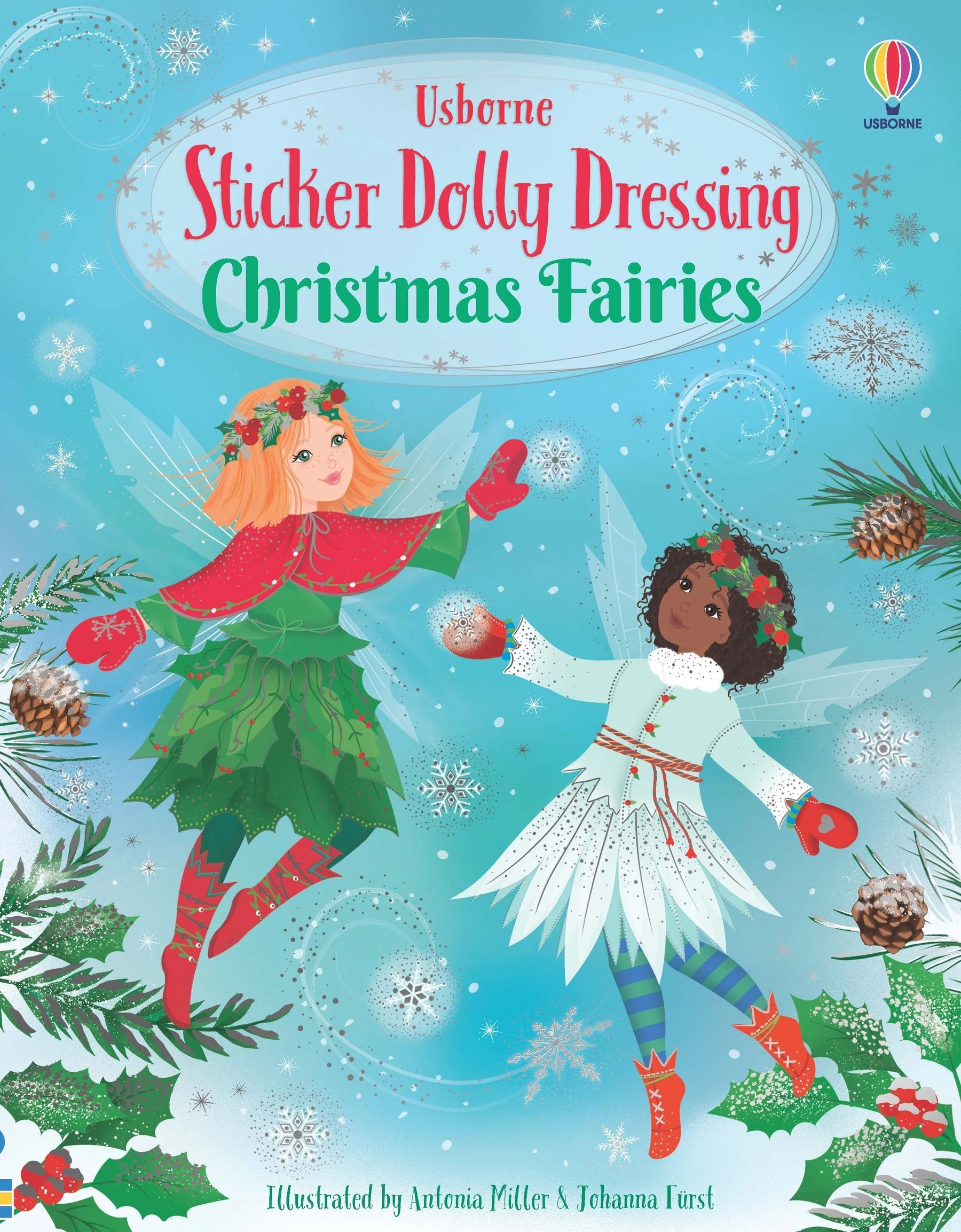 STICKER DOLLY DRESSING - CHRISTMAS FAIRIES